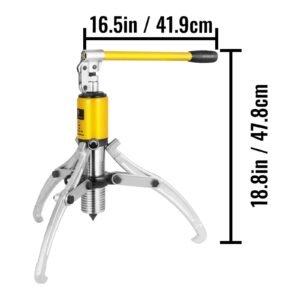 15 ton hydraulic gear/bearing/wheel bearing puller separator 2 or 3 jaws w/ case