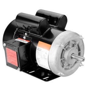 1.5HP Electric Motor 3450 rpm, AC 115V/230V, 56 Frame, Air Compressor Motor Single Phase, 5/8" Keyed Shaft, CW/CCW Rotation for Agricultural Machinery and General Equipment
