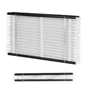 16 x 28 x 4 furnace filter, merv 11 hvac ac filters,12 month electrostatic pleated air conditioner filters, 2 pack (actual size: 16.34 x 27.76 x 3.98 inch) for capturing dust, smog, pet dander