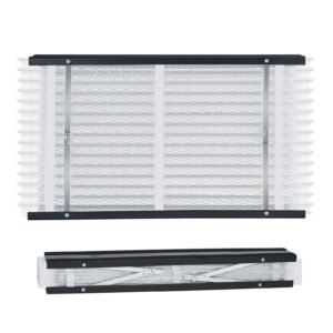 16 x 28 x 4 furnace filter, merv 11 hvac ac filters,12 month electrostatic pleated air conditioner filters, 2 pack (actual size: 16.34 x 27.76 x 3.98 inch) for capturing dust, smog, pet dander