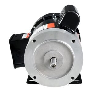 1hp electric motor 3450 rpm, ac 115v/230v, 56c frame, air compressor motor single phase, 5/8" keyed shaft, cw/ccw rotation for agricultural machinery and general equipment