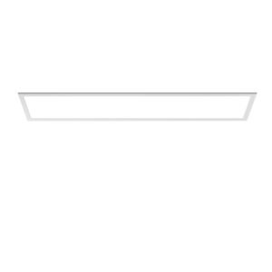 1x4 ft led flat panel light, 5700 lm, flush mount led drop ceiling lighting fixture with 3 color selectable 3000k/4000k/5000k, 25w/30w/40w, 0 10v dimmable, ultra slim for home kitchen, 2 pack