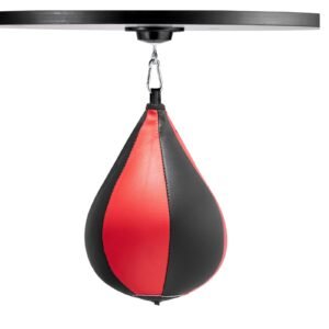 2 in 1 punching bag stand, steel heavy duty workout equipment, adjustable height boxing punching bag and speed bag stand, freestanding sandbag rack, holds up to 140 lbs, for home gym fitness