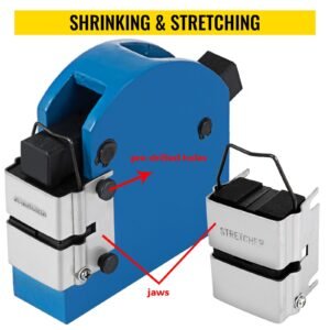 2 in 1 sheet metal shrinker and stretcher set,18 gauge mild steel 16 gauge aluminum sheet metal bender shrinker stretcher set,solid construction manual expansion machine