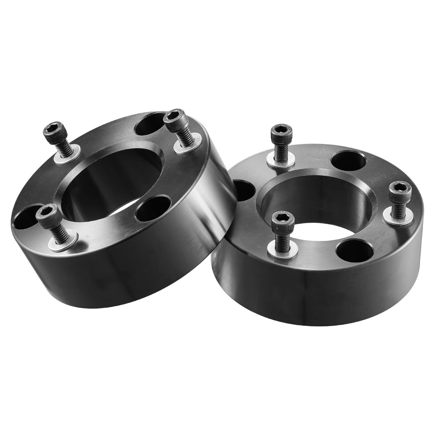 2 inch front leveling lift kit for 2004 2025 ford f150 2wd/4wd, 2003 2018 expedition, 2005 2008 lincoln mark lt, chassis level kit with 2pcs heavy duty forged aluminum suspension strut spacers