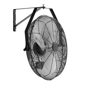 20 inch industrial wall mount fan, high velocity 4650 cfm indoor fan with 3 speeds, powerful motor garage wall fan with aluminum blades for workshop, warehouse, greenhouse, commercial