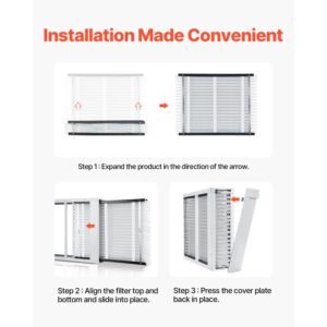 20 x 25 x 4 furnace filter, merv 13 hvac ac filters,12 month electrostatic pleated air conditioner filters, 4 pack (actual size: 20.47 x 25.20 x 3.98 inch) for capturing dust, smog, pet dander