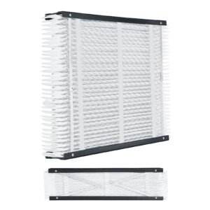 20 x 25 x 4 furnace filter, merv 16 hvac ac filters,12 month electrostatic pleated air conditioner filters, 2 pack (actual size: 20.47 x 25.20 x 3.98 inch) for capturing dust, smog, pet dander
