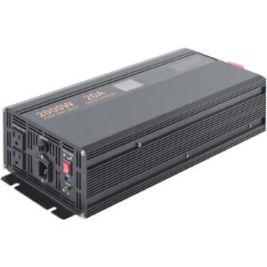 2000w sump pump battery backup with lcd, automatically shifts to inverter power ensuring uninterrupted operation, essential for emergencies & power failures