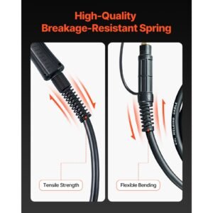 200amp spool gun with 20ft cable, compatible with hobart lronman 240 mig welders, suitable for 0.030" and 0.035" flux core/solid/aluminum welding wires