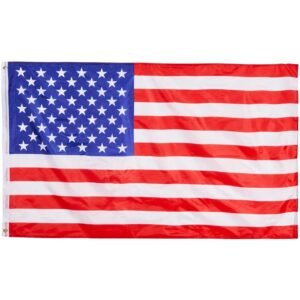 20ft telescoping flag pole kit, heavy duty aluminum alloy in ground flag poles for outside, 3 display modes flagpole with 3x5 american flag, professional accessories, silver
