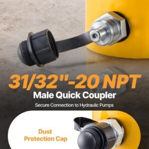 20ton 100mm hollow plunger hydraulic cylinder jack