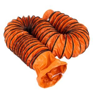 25ft pvc flexible duct hosing for 12 inch utility blower exhaust fan (12in 25ft)