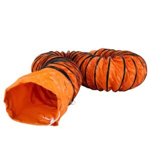25FT PVC Flexible Duct Hosing for 12 INCH Utility Blower Exhaust Fan (12IN 25FT)