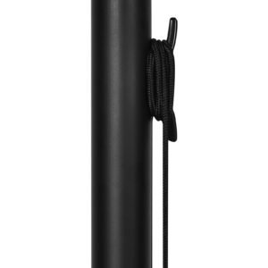25ft sectional flag pole kit, heavy duty aluminum alloy in ground flag poles for outside, 3 display modes flagpole with 3x5 american flag, professional accessories, black