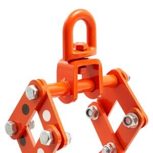 28in log lifting tongs, 4 claw log tongs, heavy duty steel log grapple, 2650lbs lifting capacity, swivel log graper timber, eagle claw design, log skidding tongs for trucks, tractors, forklifts