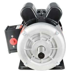 2hp electric motor 1725 rpm, ac 115v/230v, 143/5t frame, air compressor motor single phase, 7/8" keyed shaft, cw/ccw rotation for agricultural machinery and general equipment