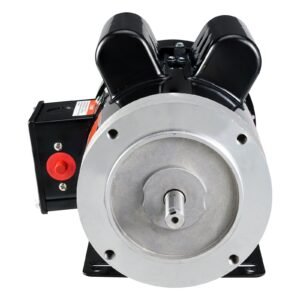 2hp electric motor 1725 rpm, ac 115v/230v, 56c frame, air compressor motor single phase, 5/8" keyed shaft, cw/ccw rotation for agricultural machinery and general equipment