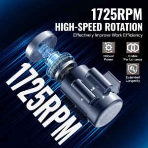 2hp electric motor 1725 rpm, ac 115v/230v, 56c frame, air compressor motor single phase, 5/8" keyed shaft, cw/ccw rotation for agricultural machinery and general equipment