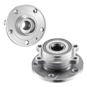 2PCS Front Wheel Bearing & Hub Assembly Fit for 2018 Audi Q3 Komfort Premium Plus Sport Utility 4-Door Volkswagen Beetle Coast Convertible 2-Door 2.0L OEM 513253, Wheel Bearing Hub Assembly Set