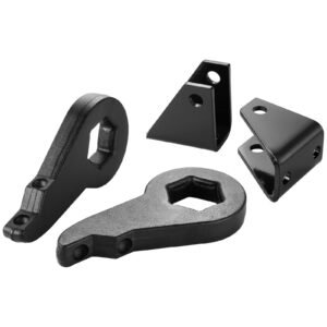 3 Inch Front Leveling Lift Kit for 2001-2010 Chevy Silverado/GMC Sierra 2500HD/3500HD 8-Lug, 01-07 Silverado/Sierra 1500HD, Torsion Bar Keys Suspension Level Kit with 2 Shock Extension Brackets