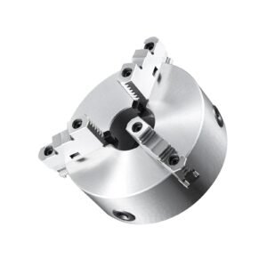 3 jaw lathe chuck, 10'', self centering lathe chuck, 0.24 9.84 in/6 250 mm clamping range with t key fixing screws hexagon wrench, for lathe 3d printer machining center milling drilling machine