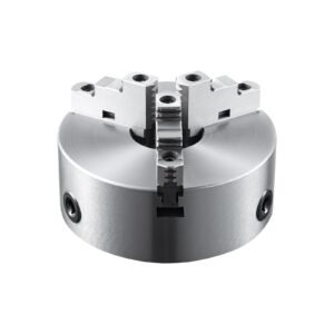 3 jaw lathe chuck, 8'', self centering lathe chuck, 0.16 8 in/4 200 mm clamping range with t key fixing screws hexagon wrench, for lathe 3d printer machining center milling drilling machine