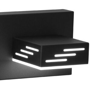 3 light led modern vanity light fixtures, 19.69 inch, black finish bathroom wall lighting fixture over mirror, with ip44 waterproof, for bathroom, living room, bedroom, hallway, cool white 6000k