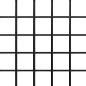 3 packs grid wall panels, 2 x 6 ft wire grid panels display rack, wall mounted art display shelf, black carbon steel wall hanging gridwall for craft show, decoration, storage, notice board