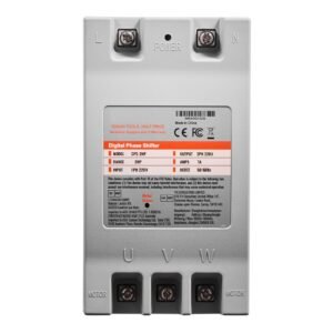 3 phase converter 2hp 7a 220v single phase to 3 phase converter, 220v input/output, digital phase shifter for residential & light commercial use (one converter for one motor only)