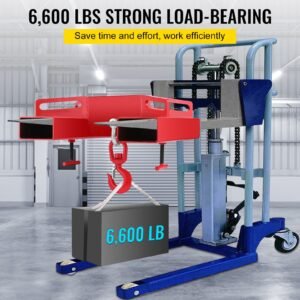 3 tonne large forklift lifting hook attachment 3000kg telehandler crane jib test cert