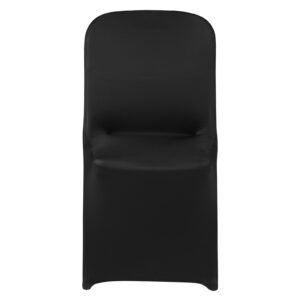 30 pcs black chair covers, polyester spandex chair cover, stretch slipcovers for wedding party dining banquet flat front chair covers, fits chair measures up to 18.11 x 19.69 x 33.86 inch