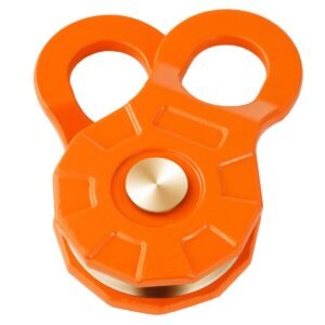 30 t snatch block for winch recovery, 66,000 lbs break strength pulley system with 0.4" 0.55" rope, heavy duty offroad recovery accessory for towing & recovery on truck, tractor, atv & utv