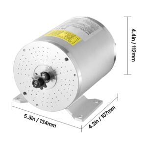3000w electric brushless dc motor kit 72v 4900rpm motor with upgraded speed controller and throttle grip kit for go karts e bike motorcycle scooter diy