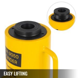30ton 50mm hollow plunger hydraulic cylinder jack