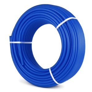 3/4" pex tubing 500ft non barrier pex pipe blue pex b tube coil for hot and cold water plumbing open loop radiant floor heating system pex tubing (3/4" non barrier, 500ft/blue)