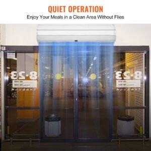 36" commercial indoor air curtain super power 2 speeds 900cfm, wall mounted air curtains for doors, indoor over door fan with heavy duty limit switch, easy install 110v unheated