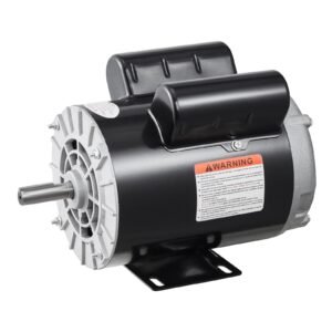 3.7hp air compressor motor, 3450rpm electric motor, 230v 17.2 amps, 5/8" keyed shaft 56 frame, 1.88" shaft length, single phase, ccw/cw rotation (factory setting is ccw)