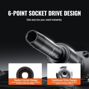3/8" drive impact socket set, sae 1/4" 3/4" and metric 6 19mm 90 piece socket set, 6 point cr mo alloy steel for auto repair, includes extension bars universal joint adapter lock storage case