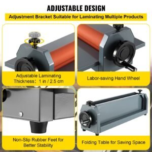 39" 1000mm manual cold roll laminator vinyl photo film mounting laminating machine