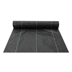 3ftx250ft premium heavy duty weed barrier landscape fabric, 5oz woven geotextile fabric under gravel, high permeability for weed blocker weed mat, driveway fabric, weed control garden cloth