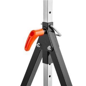 4 in 1 roller stand, 440 lb load capacity, 33 50 in adjustable height, folding heavy duty with rack & polished multi directional roller head, for table saw outfeed woodworking extension support