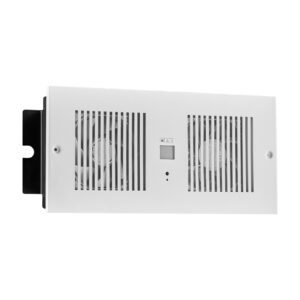 4 inch room to room fan, 2 in 1 300 cfm through wall fan with remote control & temperature control, 10 speed ventilation quiet vent for kitchen, living & laundry room, workshop
