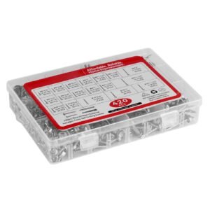 420 pcs self drilling screws, stainless steel #8 #10 sheet metal screw assortment kit for metal and wood, phillips truss head & hex head self tapping screws, length 1/2 inch to 2 inch, silver