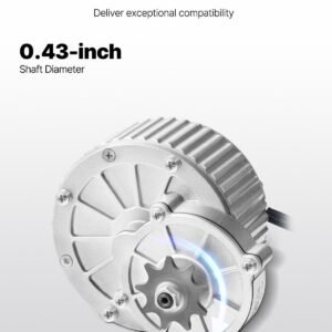 450w electric brushed dc motor kit 36v 3000rpm motor with upgraded speed controller and thumb throttle kit for go karts e bike motorcycle scooter