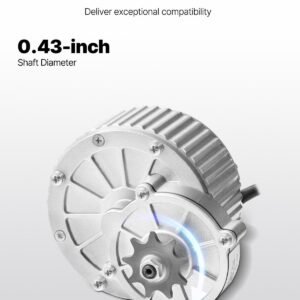 450w electric brushed dc motor kit 36v 3000rpm motor with upgraded speed controller and twistgrip throttle kit for go karts e bike motorcycle scooter