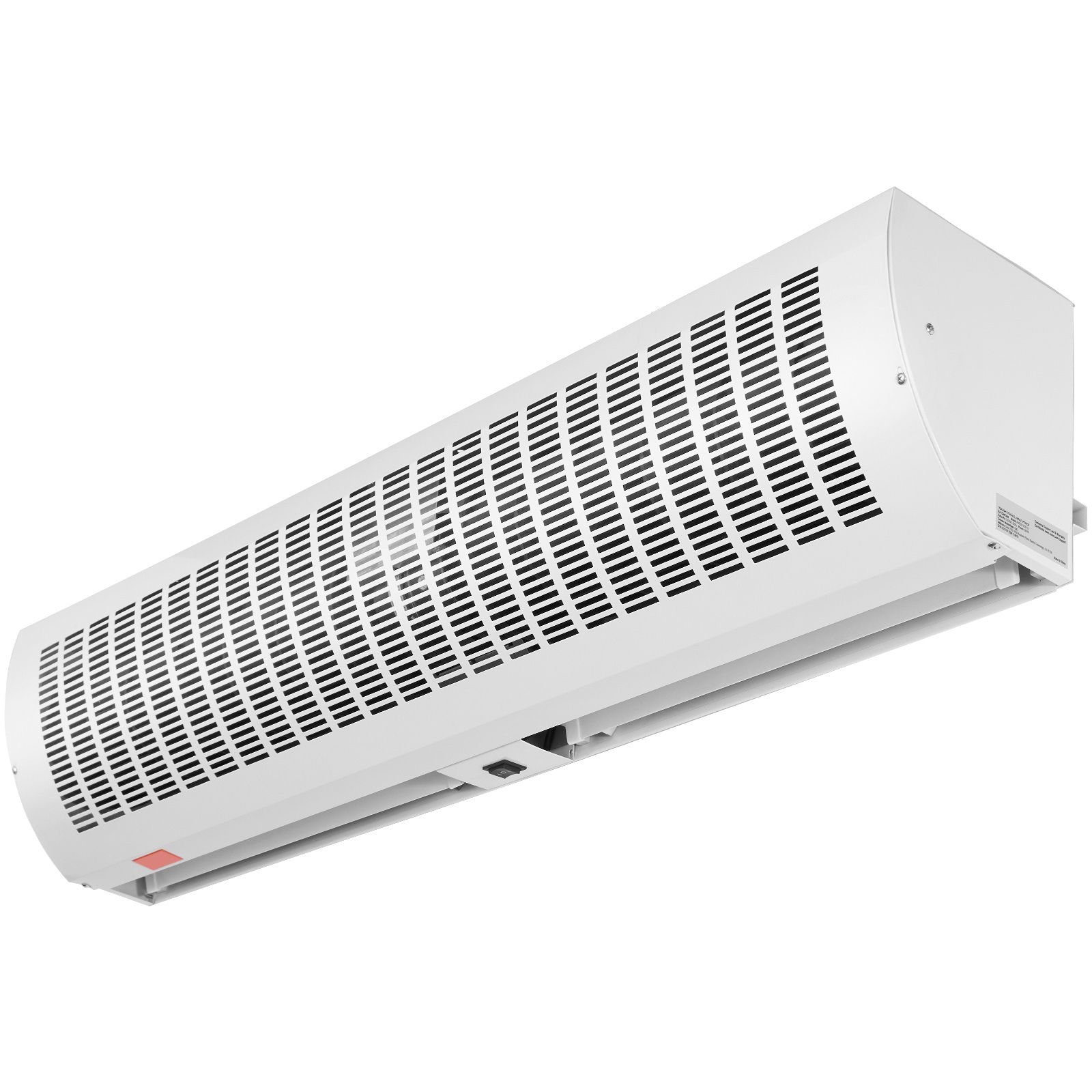 48" commercial indoor air curtain super power 2 speeds 1650cfm, wall mounted air curtains for doors, indoor over door fan with heavy duty limit switch, easy install 110v unheated