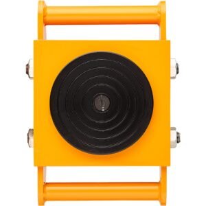 4pcs machinery skate dolly, 17637 lbs/8t industrial machinery mover, heavy duty carbon steel machinery moving skate with 4 pu wheels and 360° rotation non slip cap for warehouse, workshop, facto