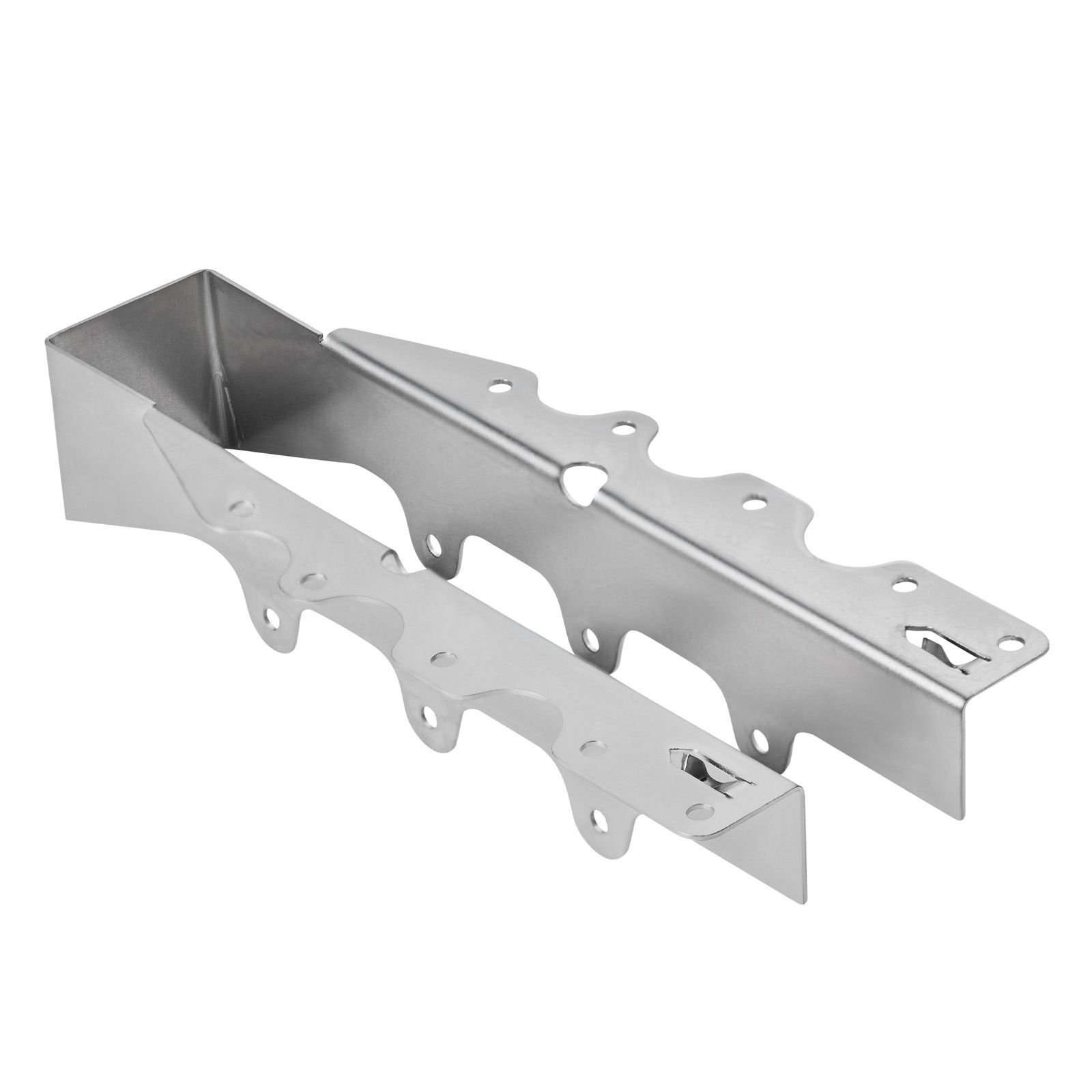50 pcs joist hanger, inner dimensions 1.57 x 1.50 x 7.83 inch / 40 x 38 x 199 mm, rafter hurricane ties joist hangers with rustproof coating, tie brackets for floor deck and ceiling trusses