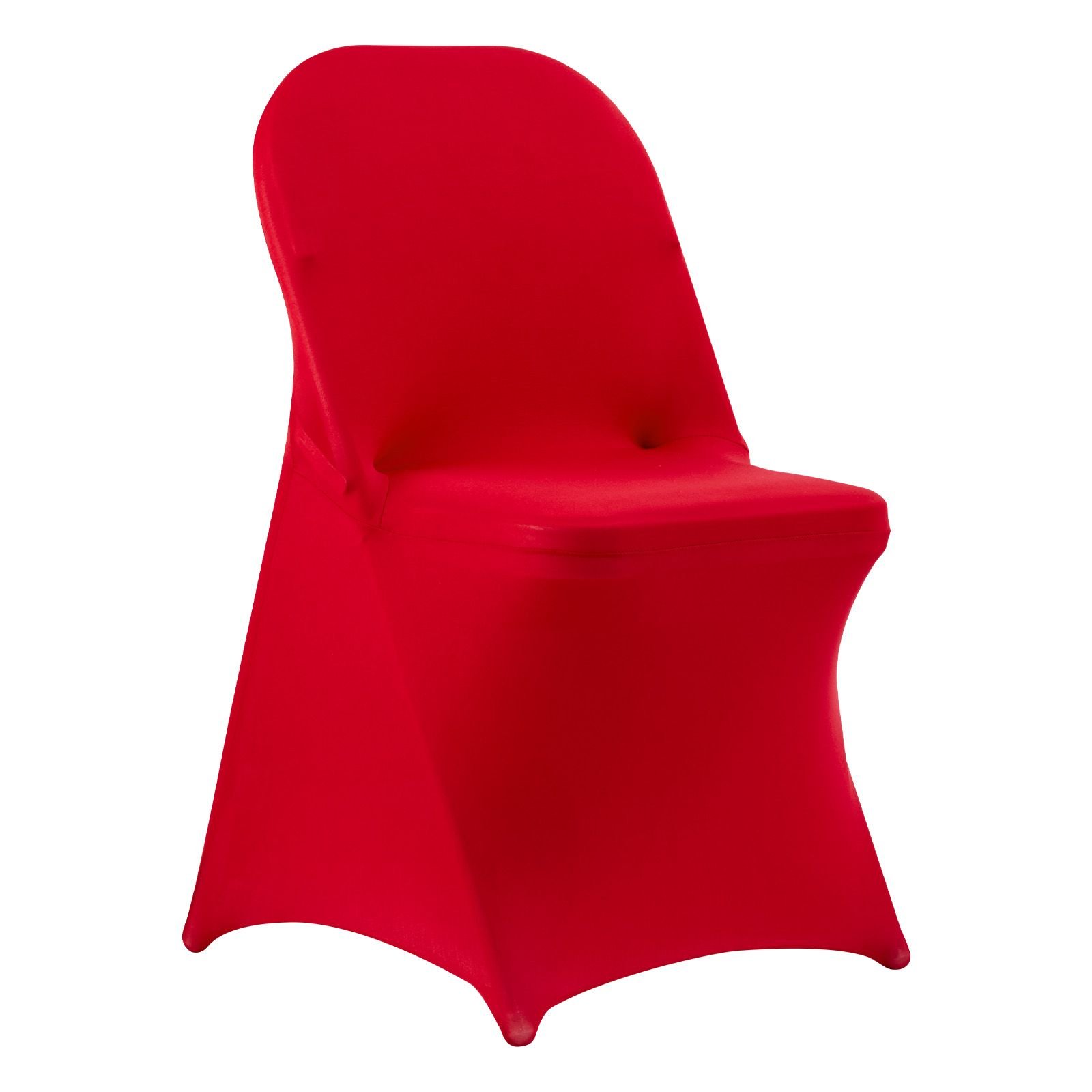 50 pcs red chair covers, polyester spandex chair cover, stretch slipcovers for wedding party dining banquet flat front chair covers, fits chair measures up to 17.72 x 18.11 x 30.31 inch